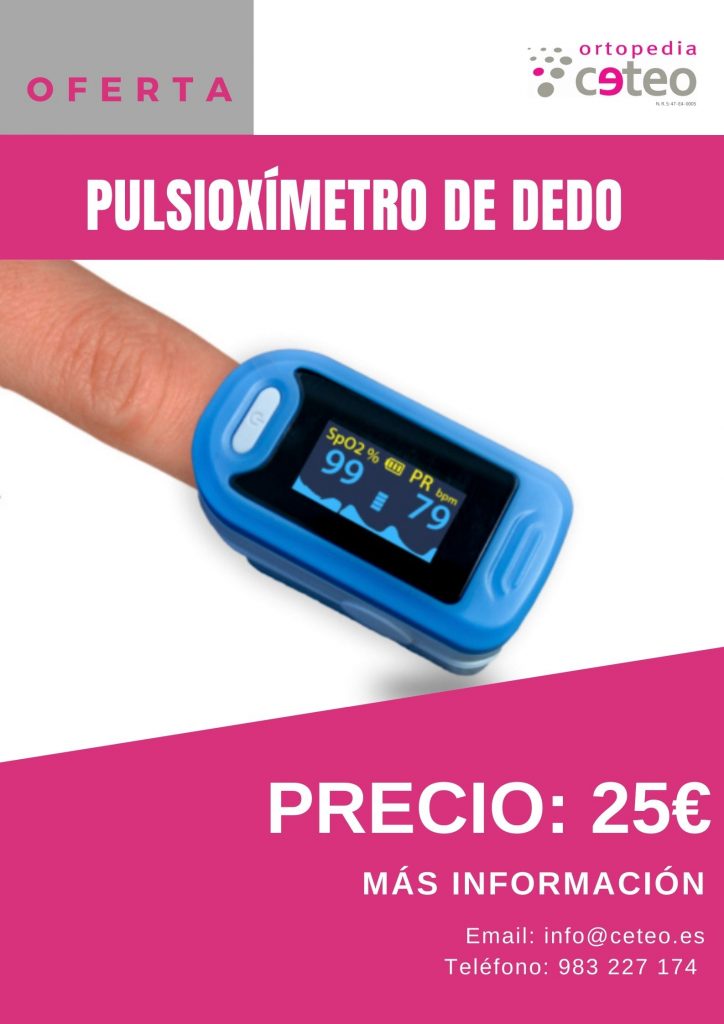 Pulsioxímetro de dedo 25€