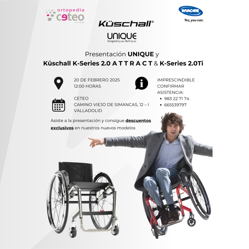 Ortopedia CETEO, Invacare, Küschall, UNIQUE